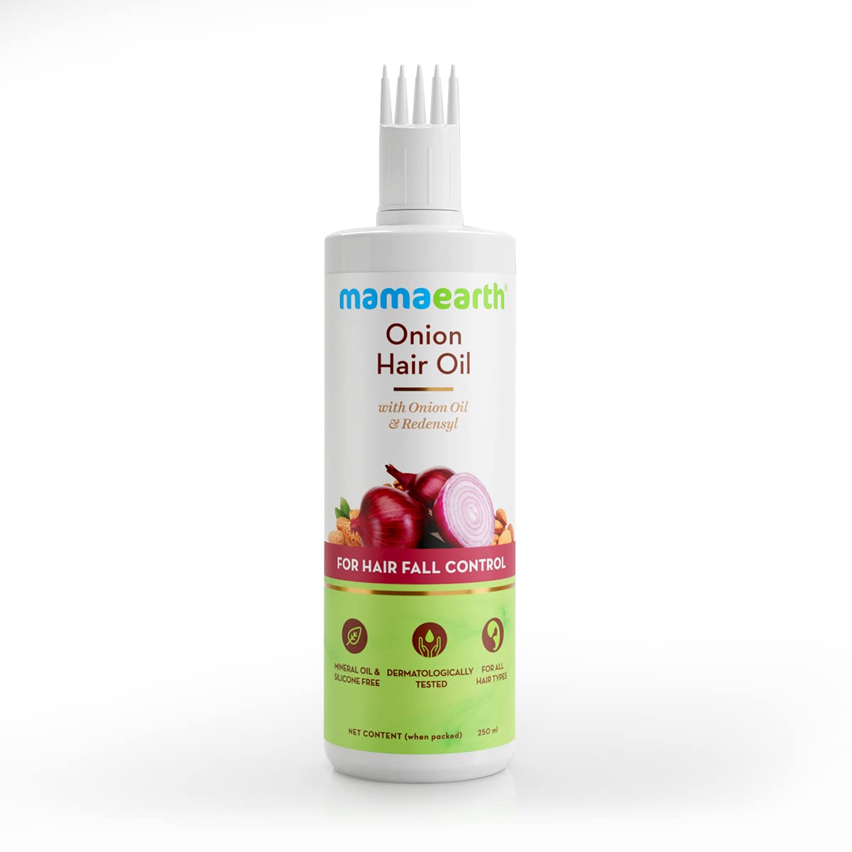 Mamaearth Onion Hair Oil for Men & Women with Onion & Redensyl for Hair Fall Control, Hair Growth Oil for Hair Fall - 250ml – view 2