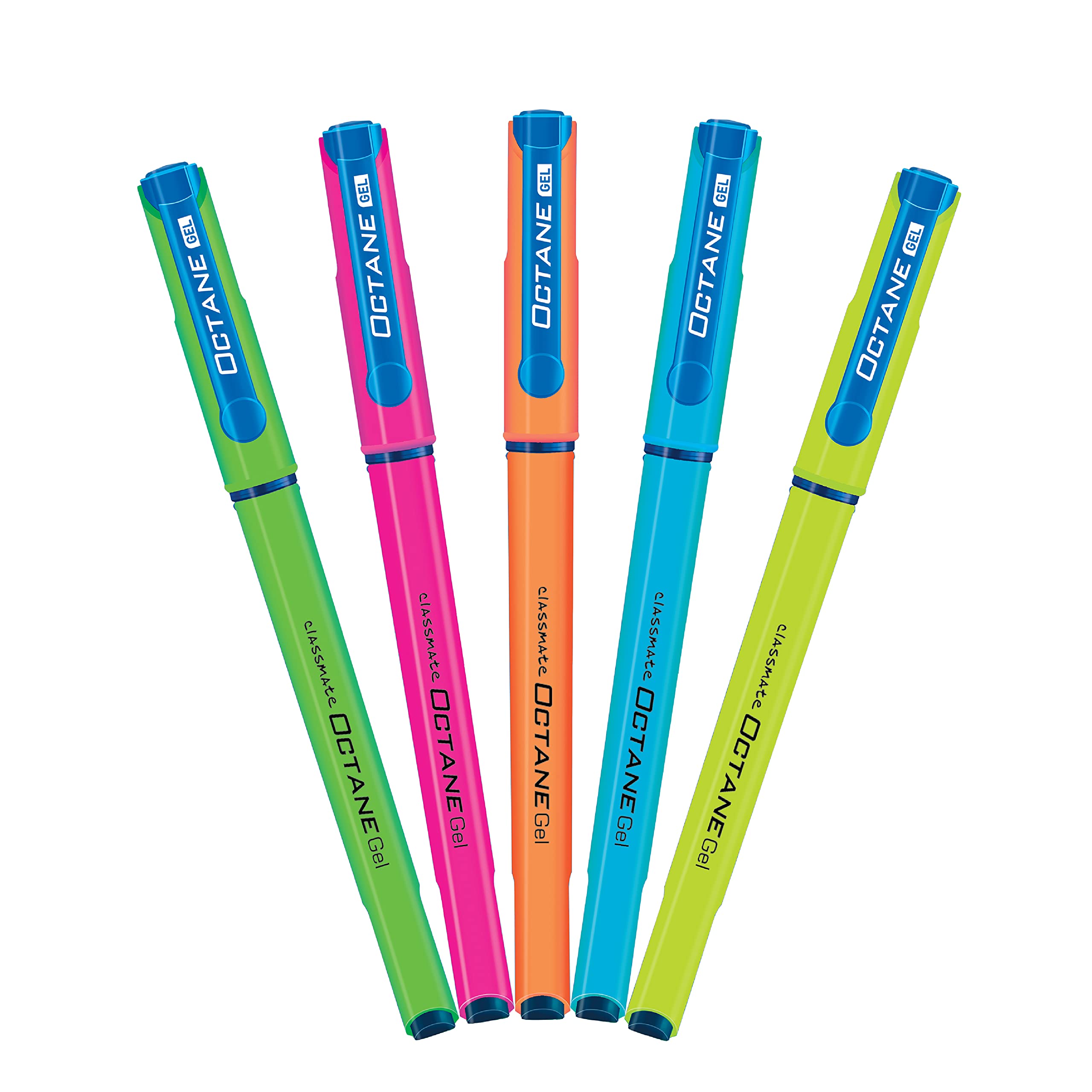 Classmate Octane Neon Gel 25s Jar- 25 Blue Gel Pens – view 4
