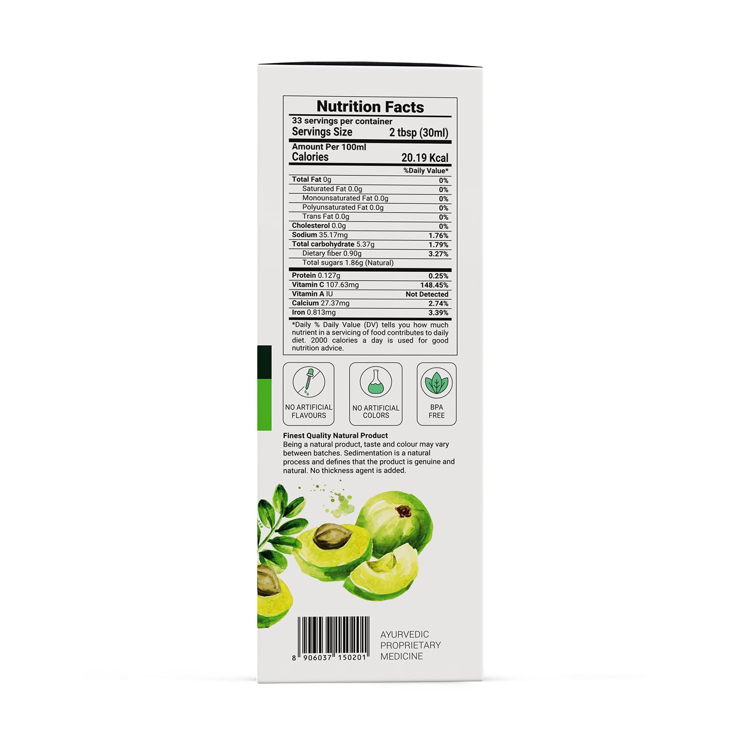 Krishna's Aloe Vera Amla Mix Juice - 1000 ml – view 9