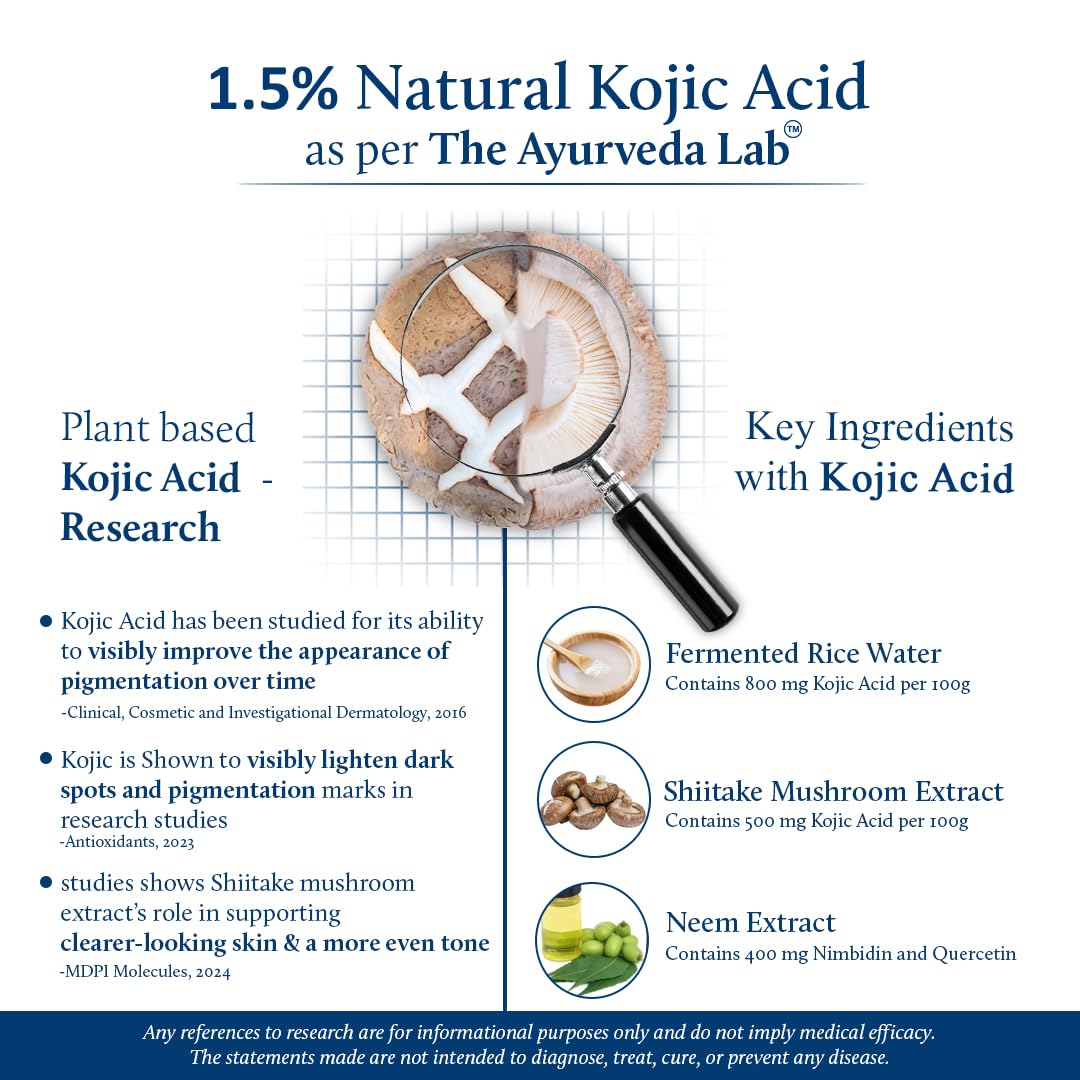 Blue Nectar Rice Water Kojic Acid Face Serum for Pigmentation & Dark Spots Removal – view 4
