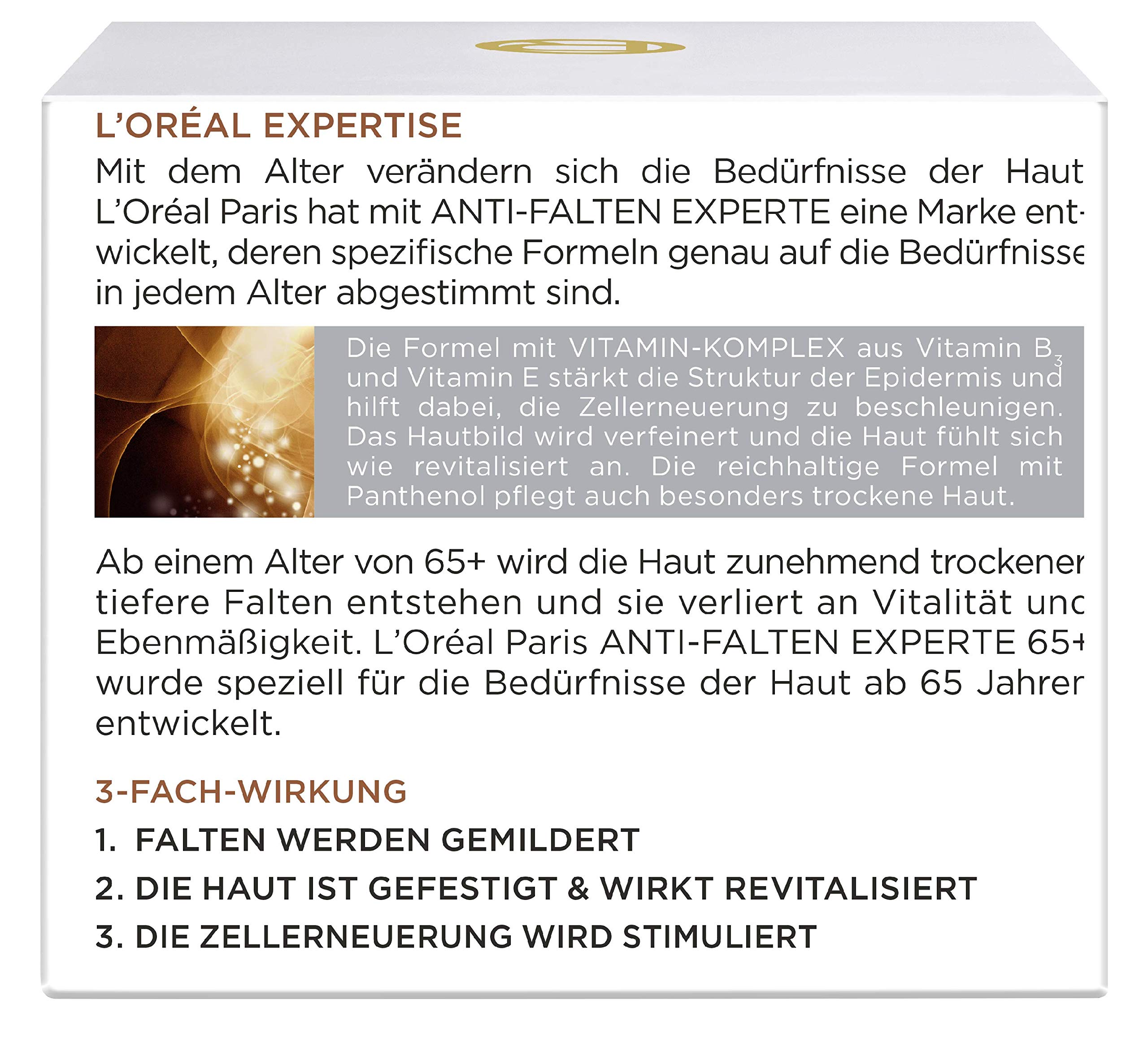 L'Oreal Paris Wrinkle Expert Anti wrinkle Fortifying Day Cream 65+ (50ml) – view 4
