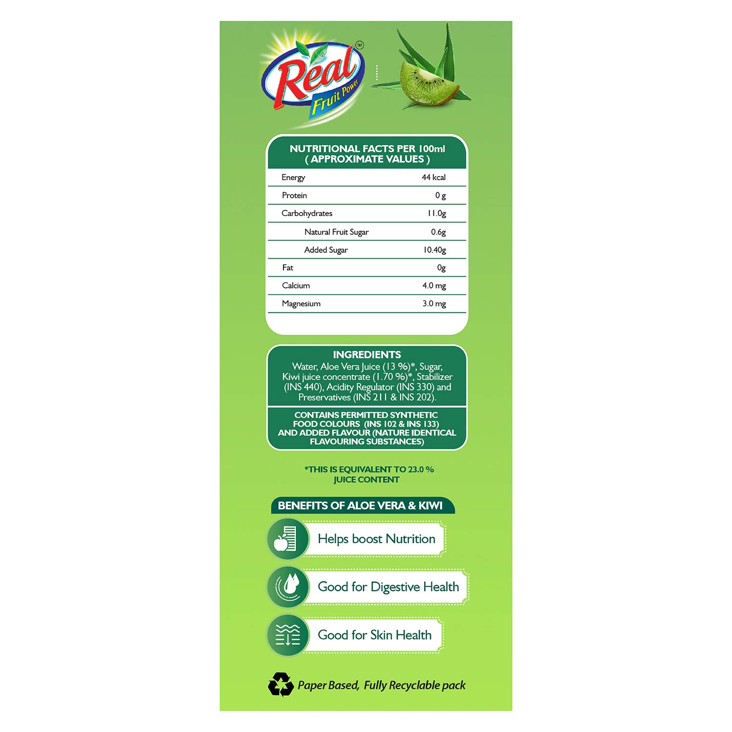 DABUR Real Aloe Kiwi Pouch, 1 L – view 4