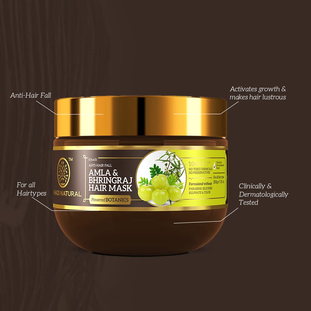 Khadi Natural Amla & Bhringraj Hair Mask – view 4