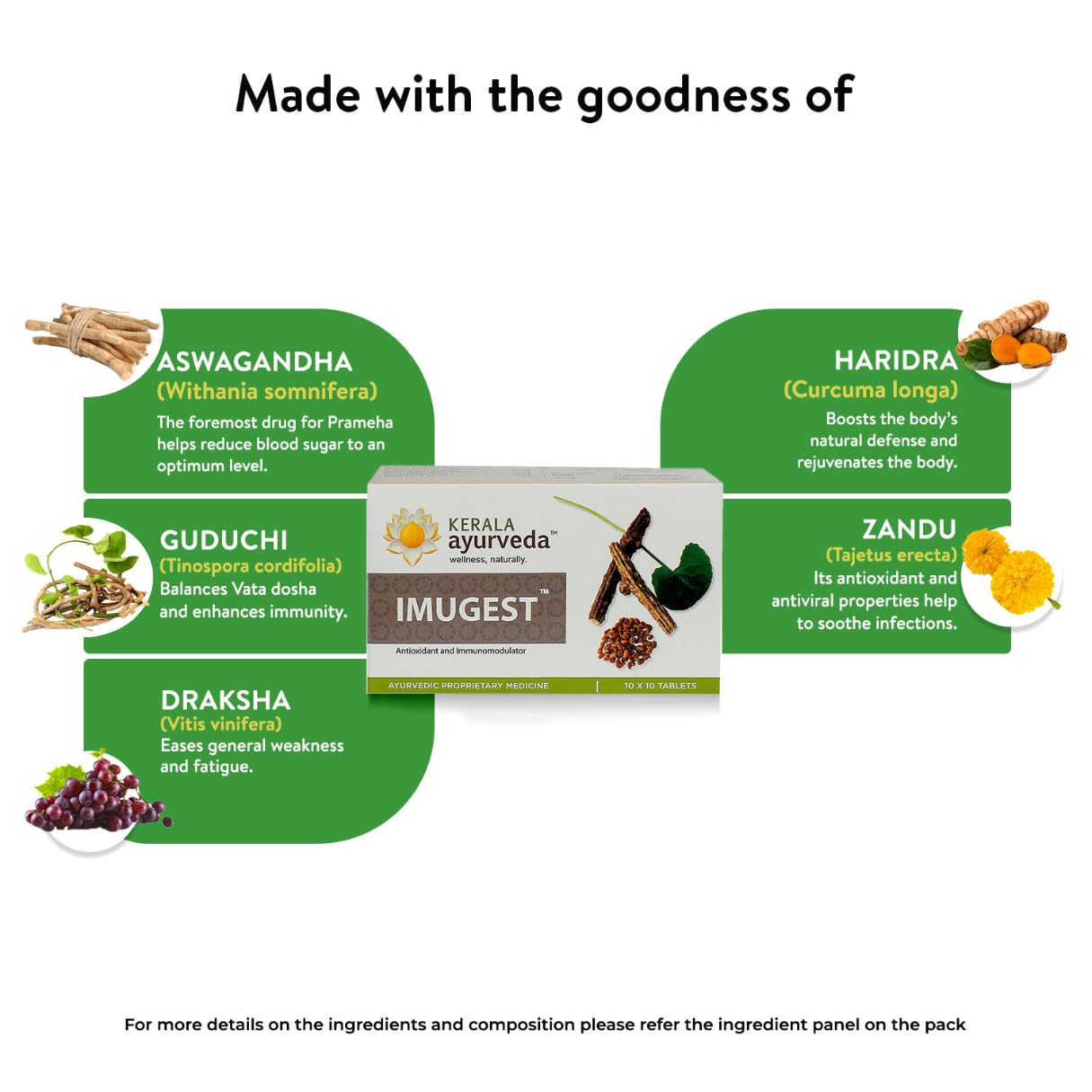 Kerala Ayurveda Imugest Tablets – view 6