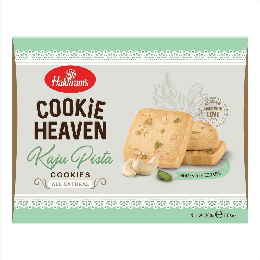 Haldirams Cookie Heaven Kaju Pista Cookies, 200 G