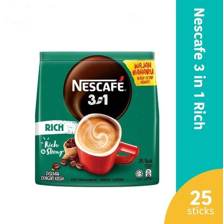 Nescafe 3 In1 Rich Premix Coffee 25 Sticks 450G, Bag – view 3