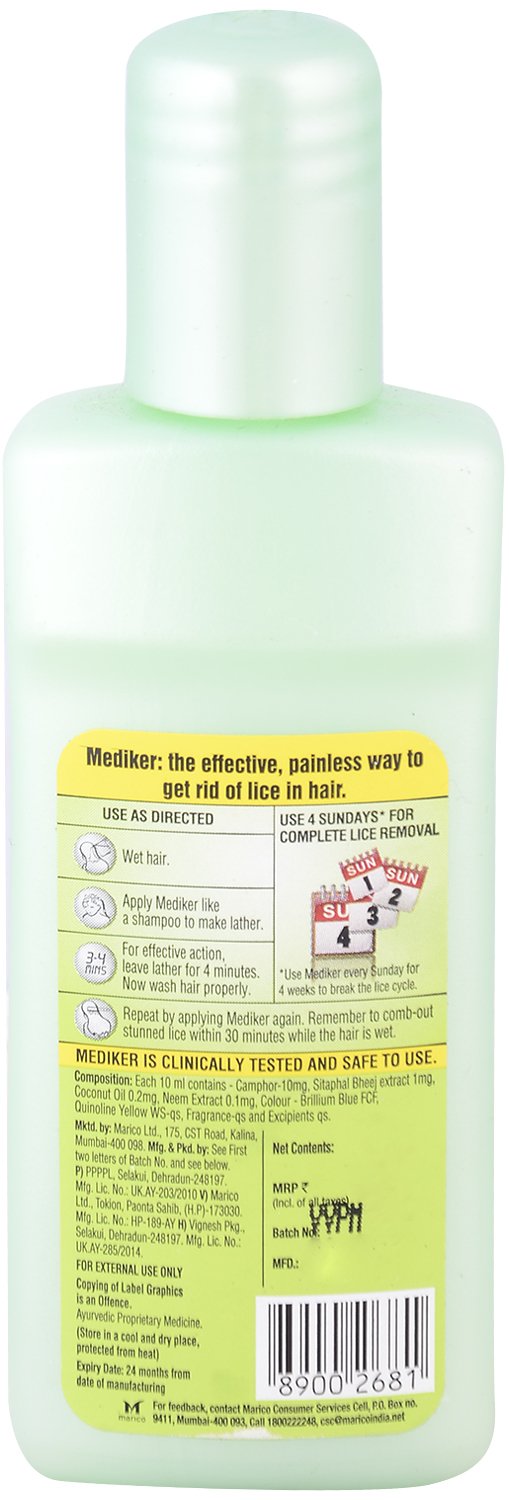 Mediker Hair Oil - Anti Lice 50ml Bottle – view 2