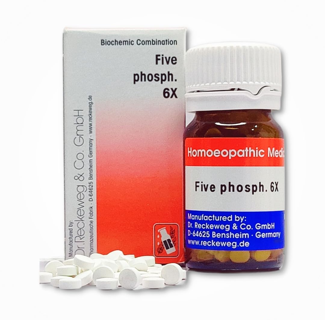 Three bottles of HOMEOLAV Dr Reckeweg Five Phos 6X tablets