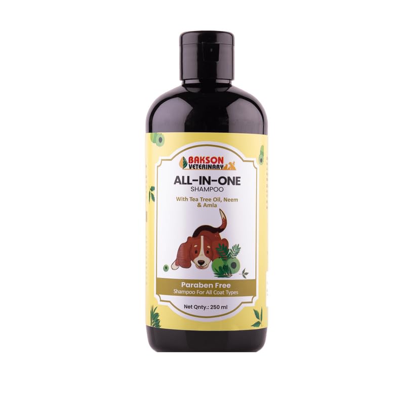 Bakson Veterinary 500 ml all in one shampoo bottle