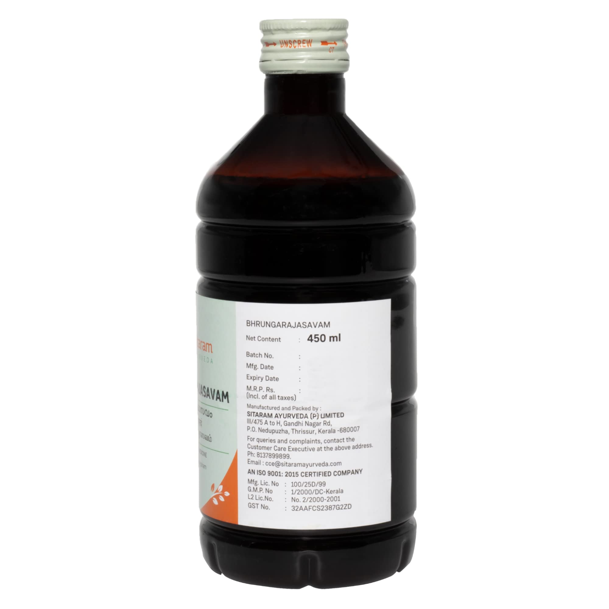 SITARAM Ayurveda Bhringrajasava 450 Ml – view 7