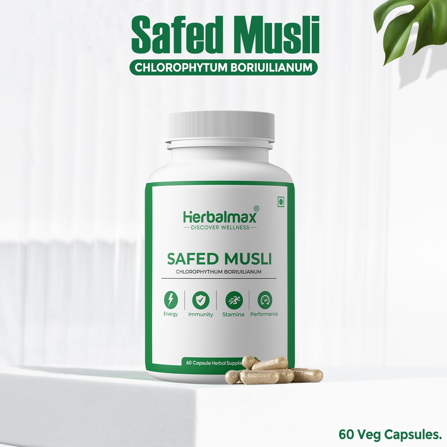 Herbalmax Safed Musli 800mg – view 2