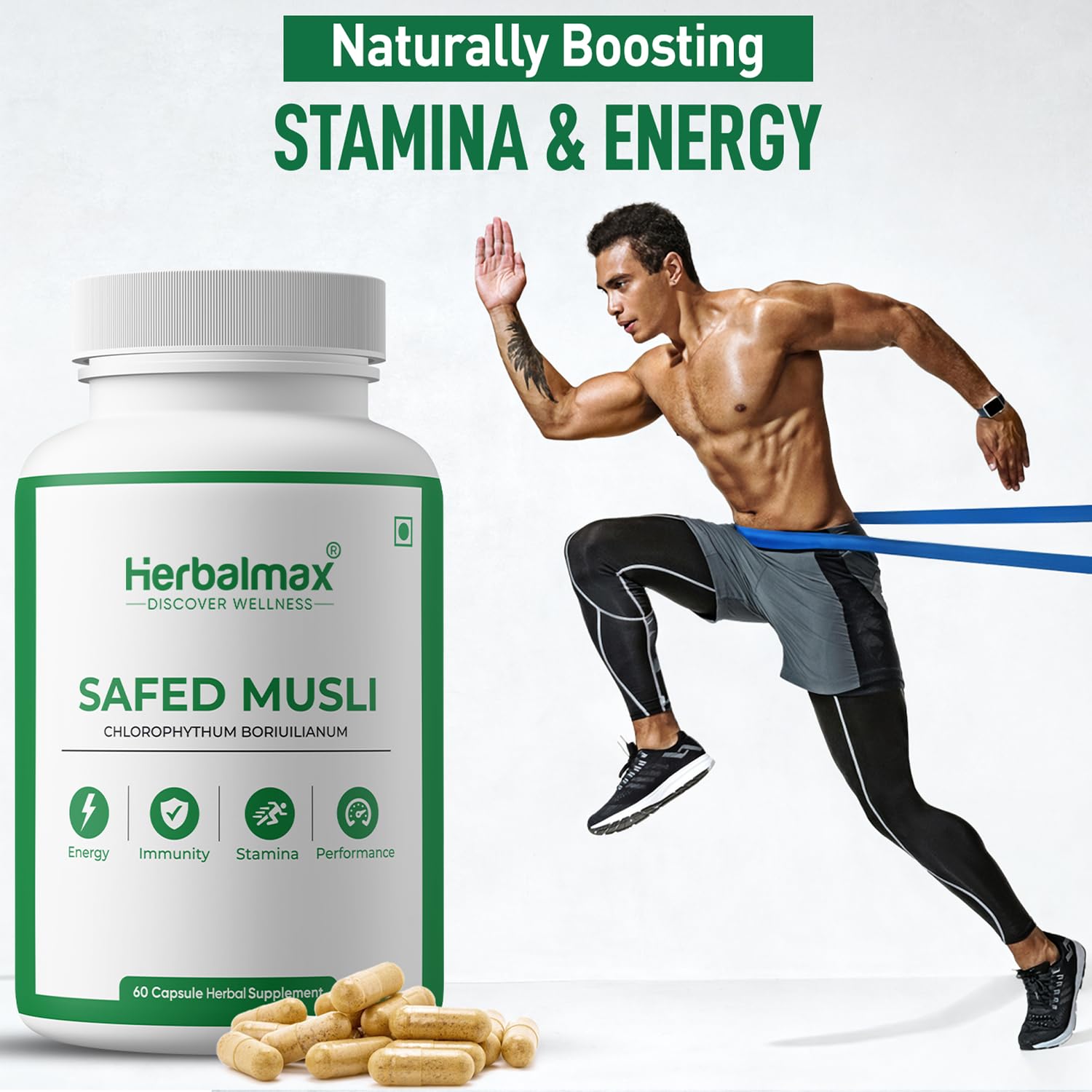 Herbalmax Safed Musli 800mg – view 4