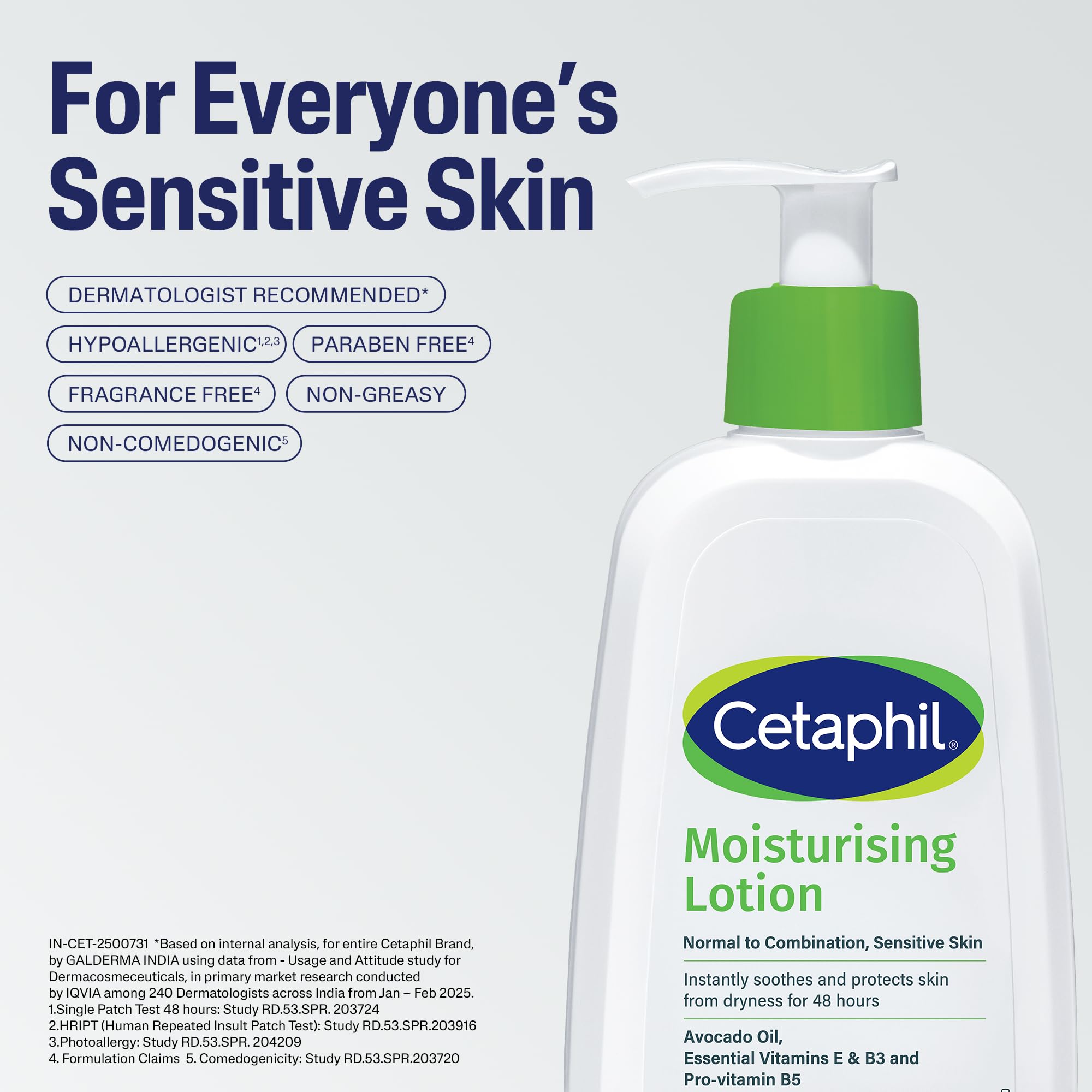 Cetaphil Moisturising Lotion for Face & Body, Normal to dry skin,250 ml – view 4