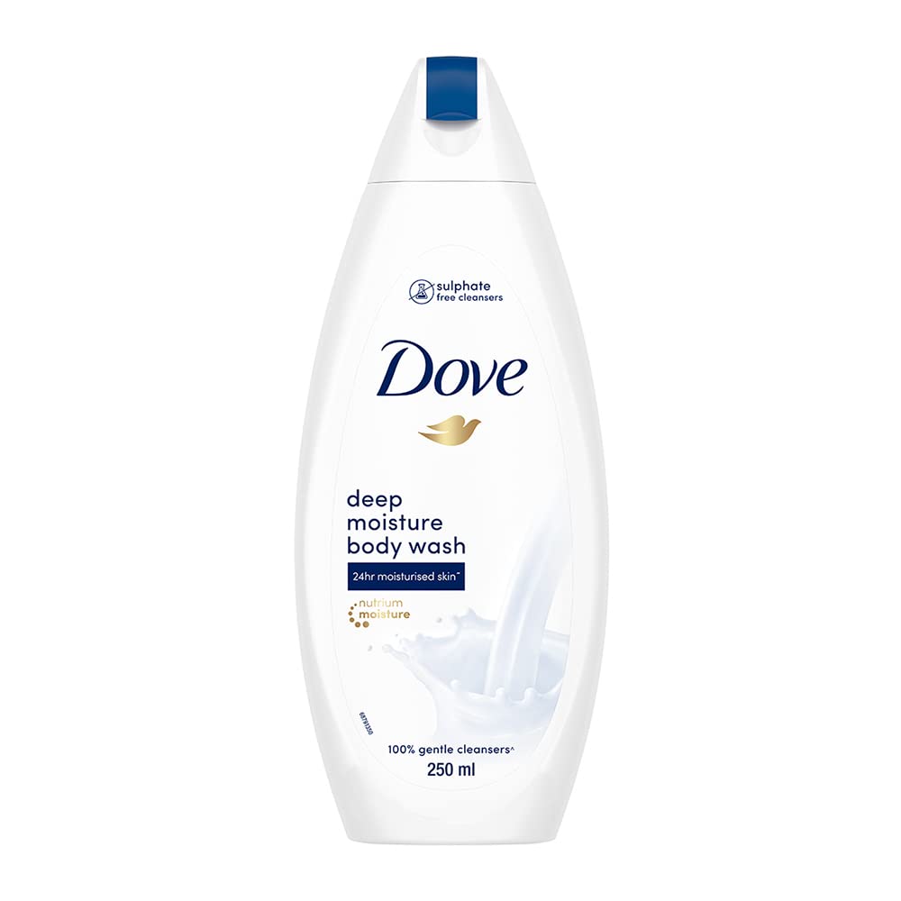 Dove body wash gel bottle for softer smoother skin