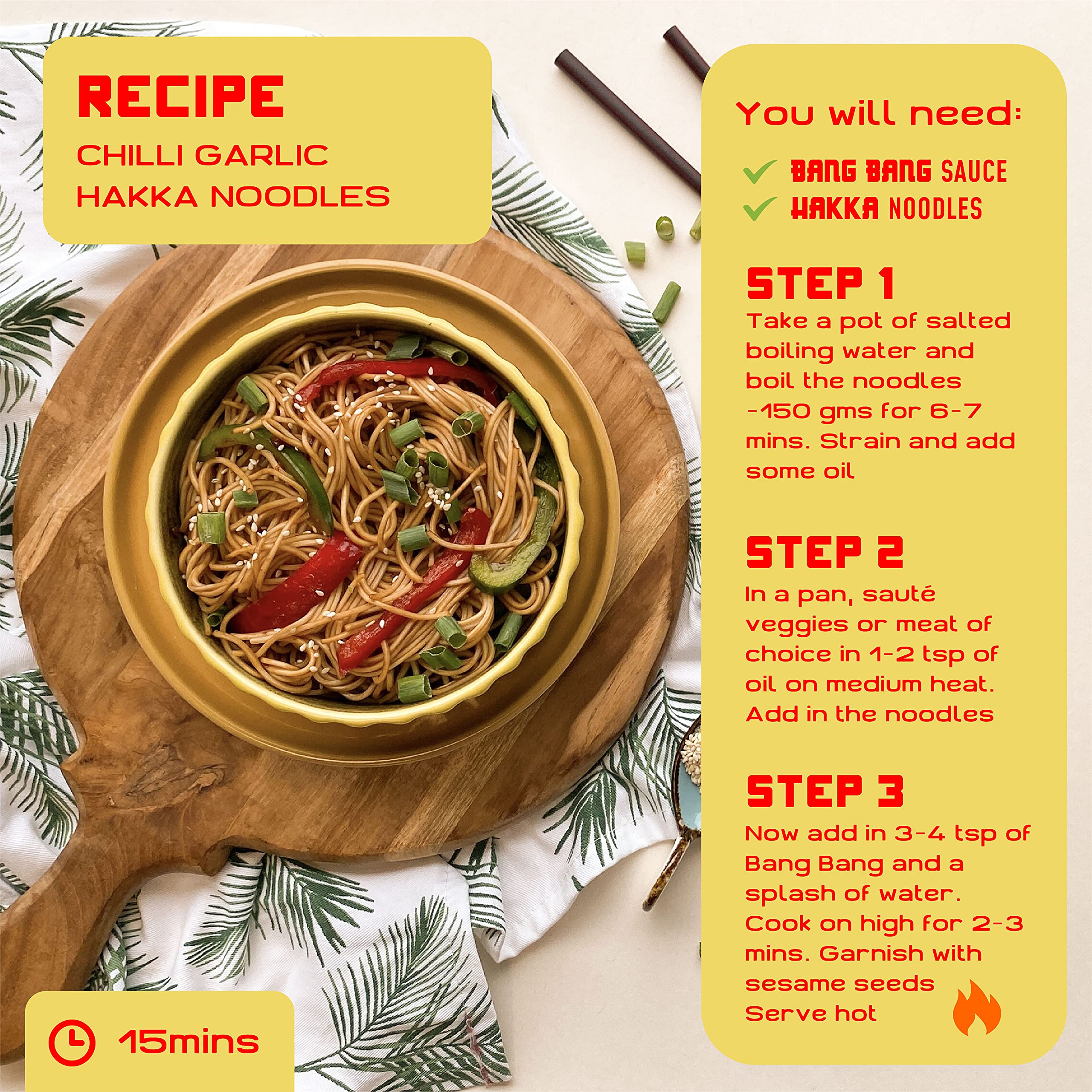 MasterChow Chinese Veg Hakka Noodles - Pack of 2 – view 4