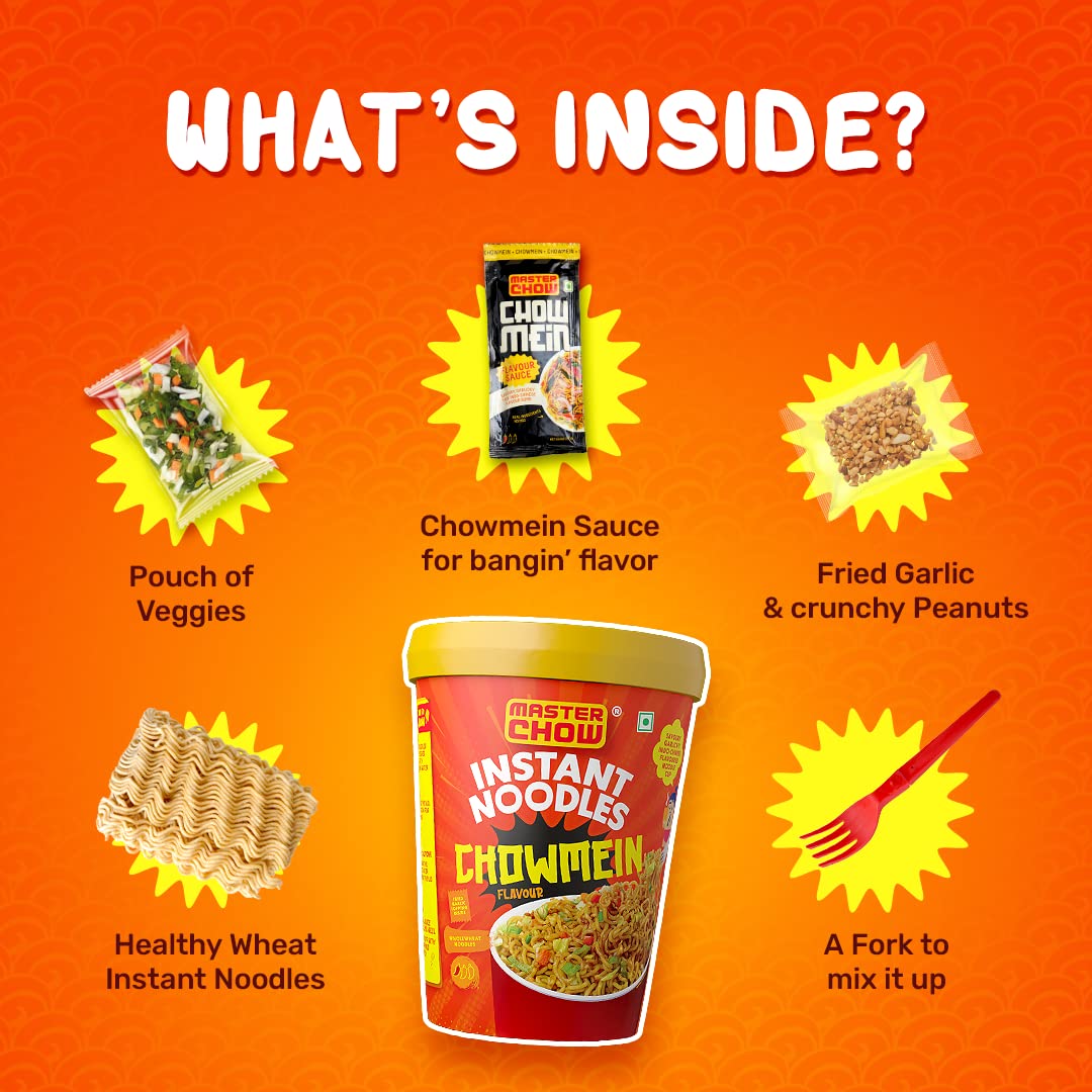MasterChow Instant Cup Noodles - Chowmein Noodles – view 4
