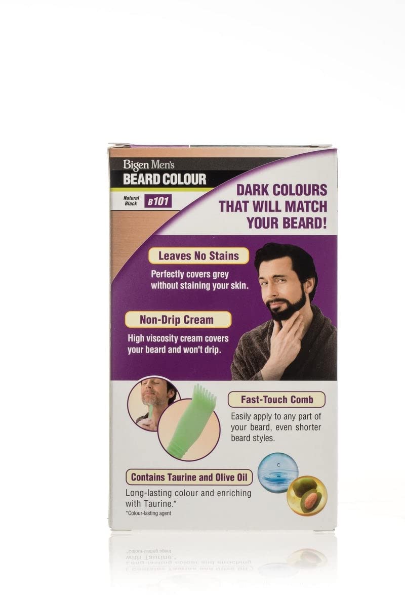 Bigen Mens Beard Colour Natural Black B101 – view 5