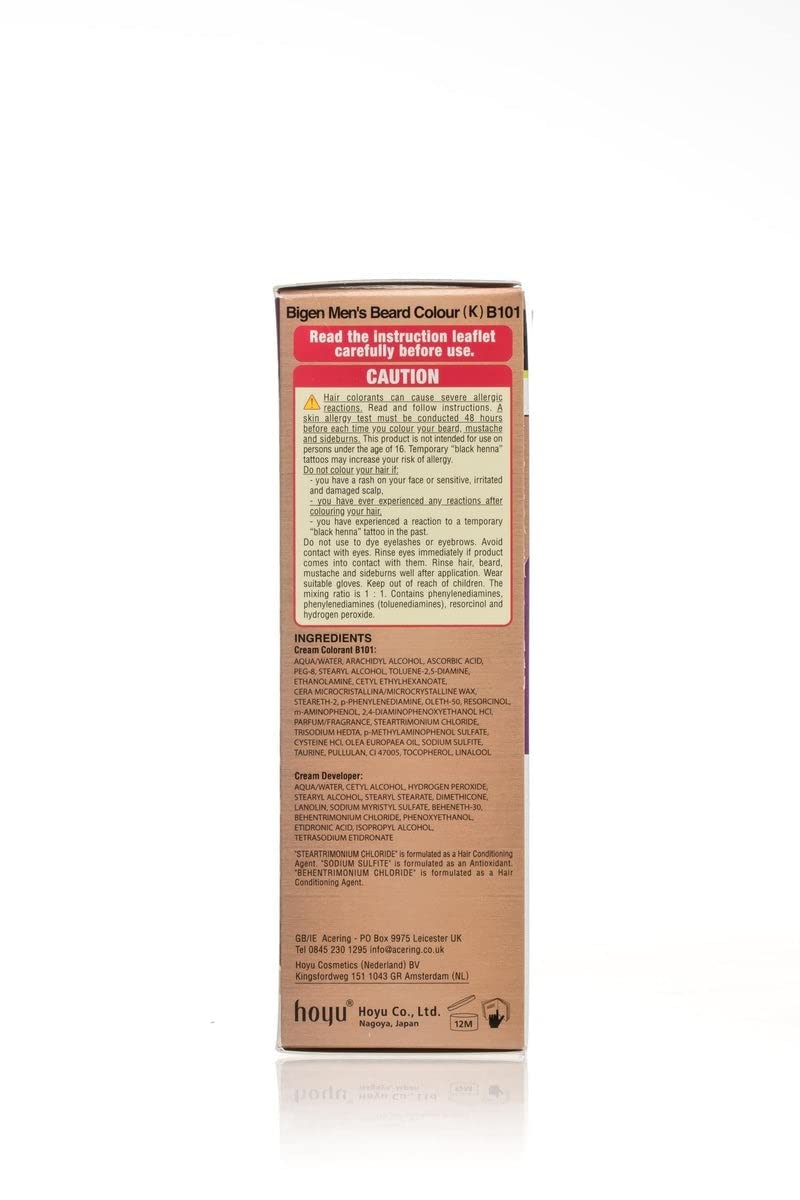 Bigen Mens Beard Colour Natural Black B101 – view 6