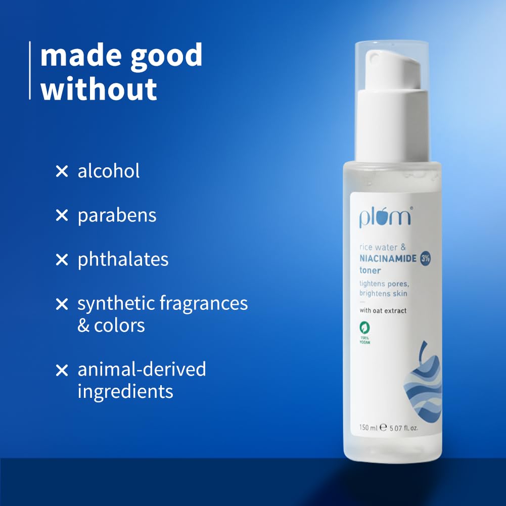 Plum 3% Niacinamide & Rice Water Face Toner – view 7