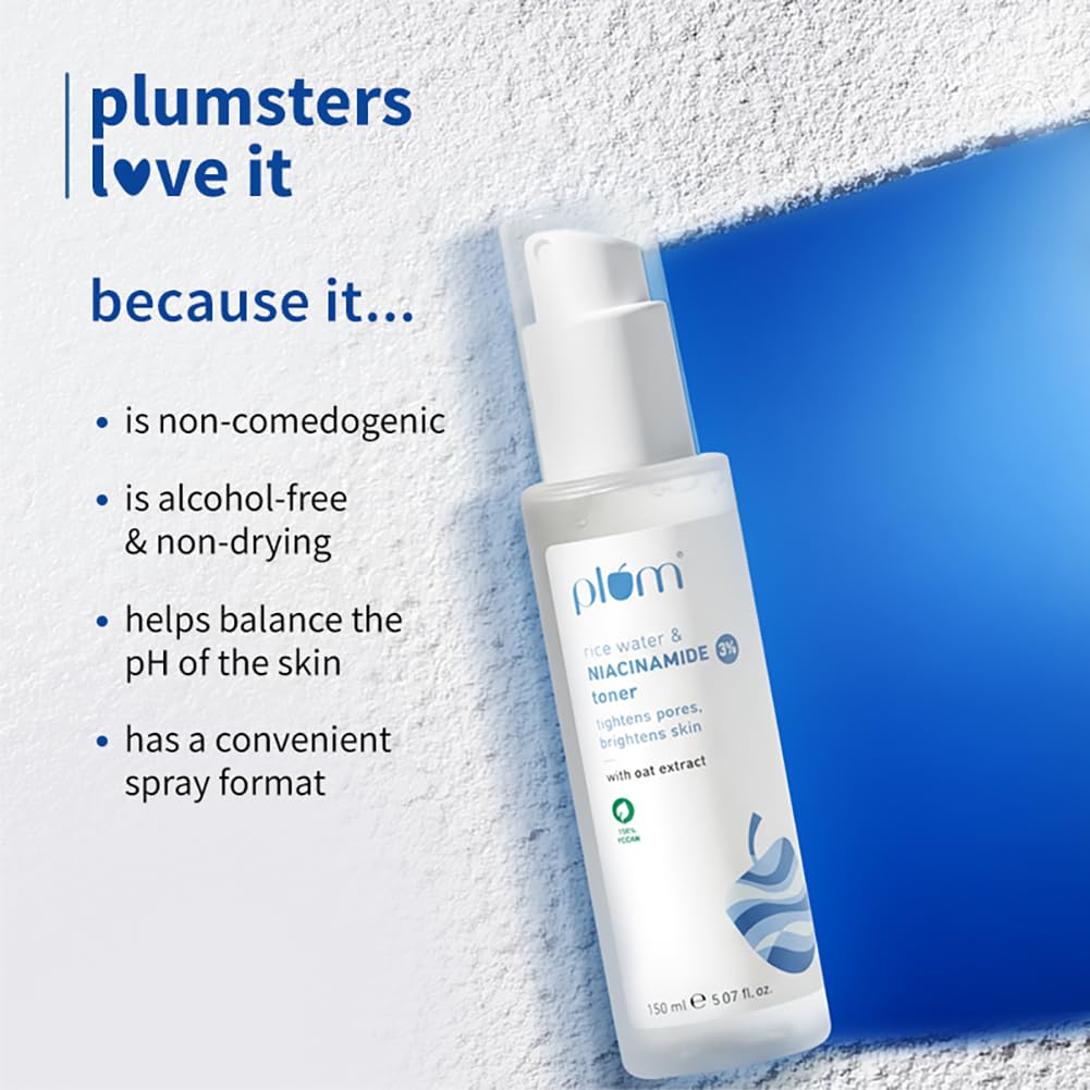Plum 3% Niacinamide & Rice Water Face Toner – view 8