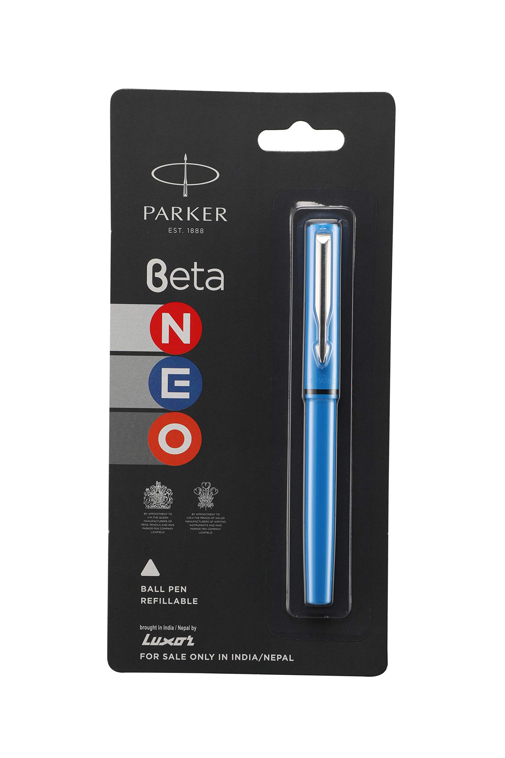 Blue Parker Beta Neo CT roller ball pen with refill