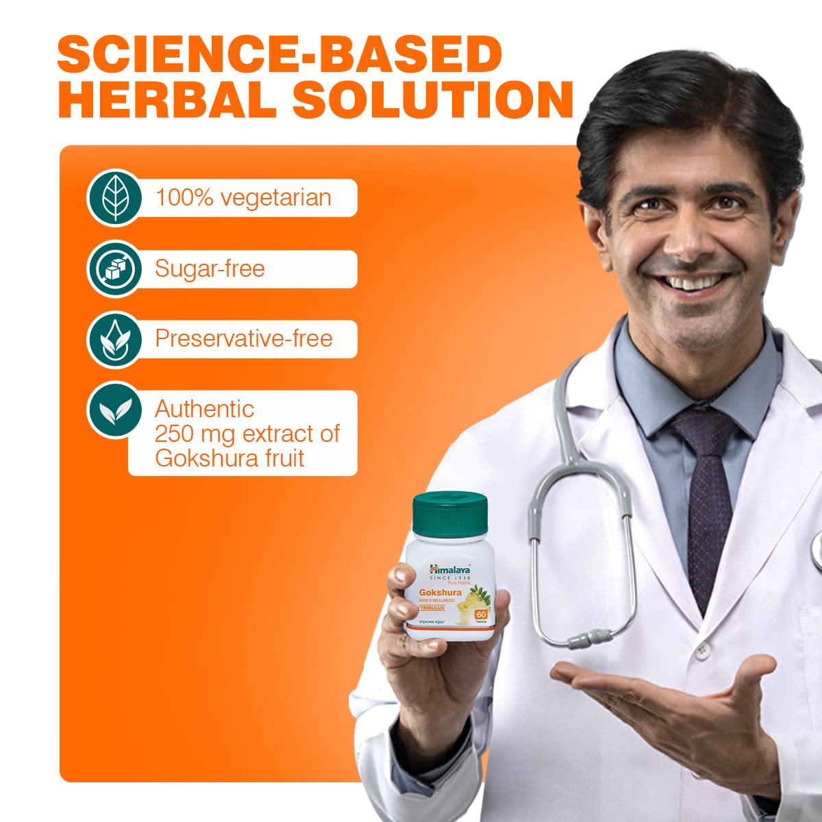 Himalaya Herbals Gokshura - 60 Capsules – view 5
