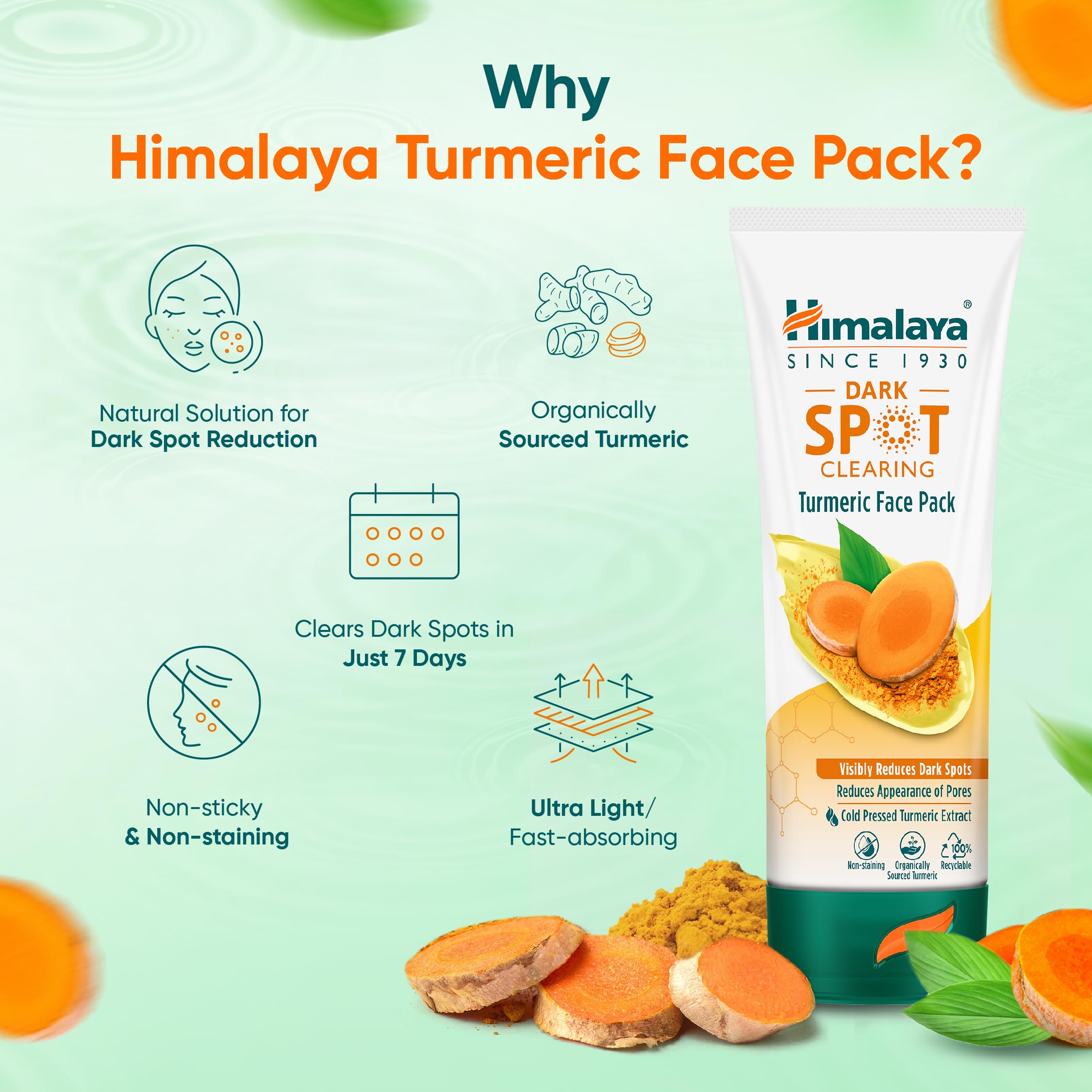Himalaya Dark Spot Clearing Turmeric Face Pack – view 3