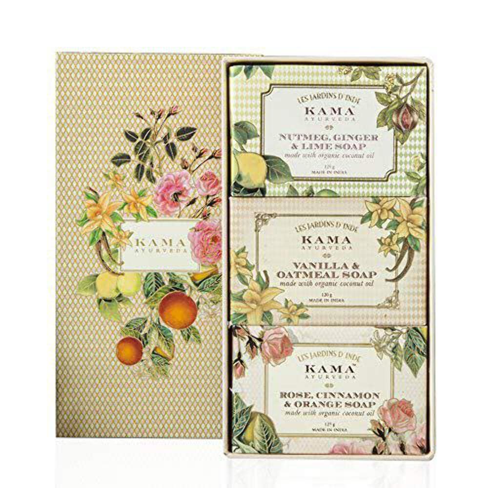 Kama Ayurveda Natural Soap Box 375g – view 3