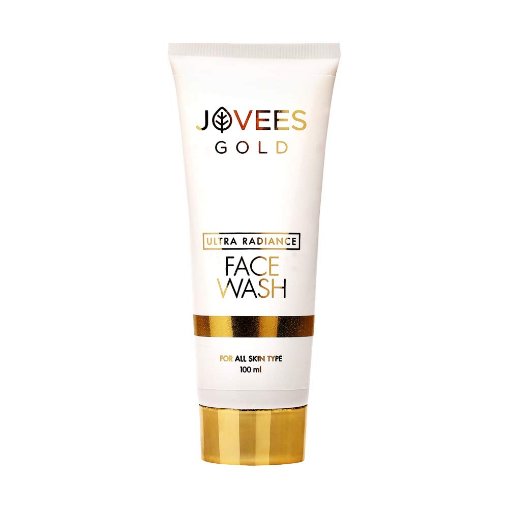 Gold Jovees face wash tube for hydrated glowing skin