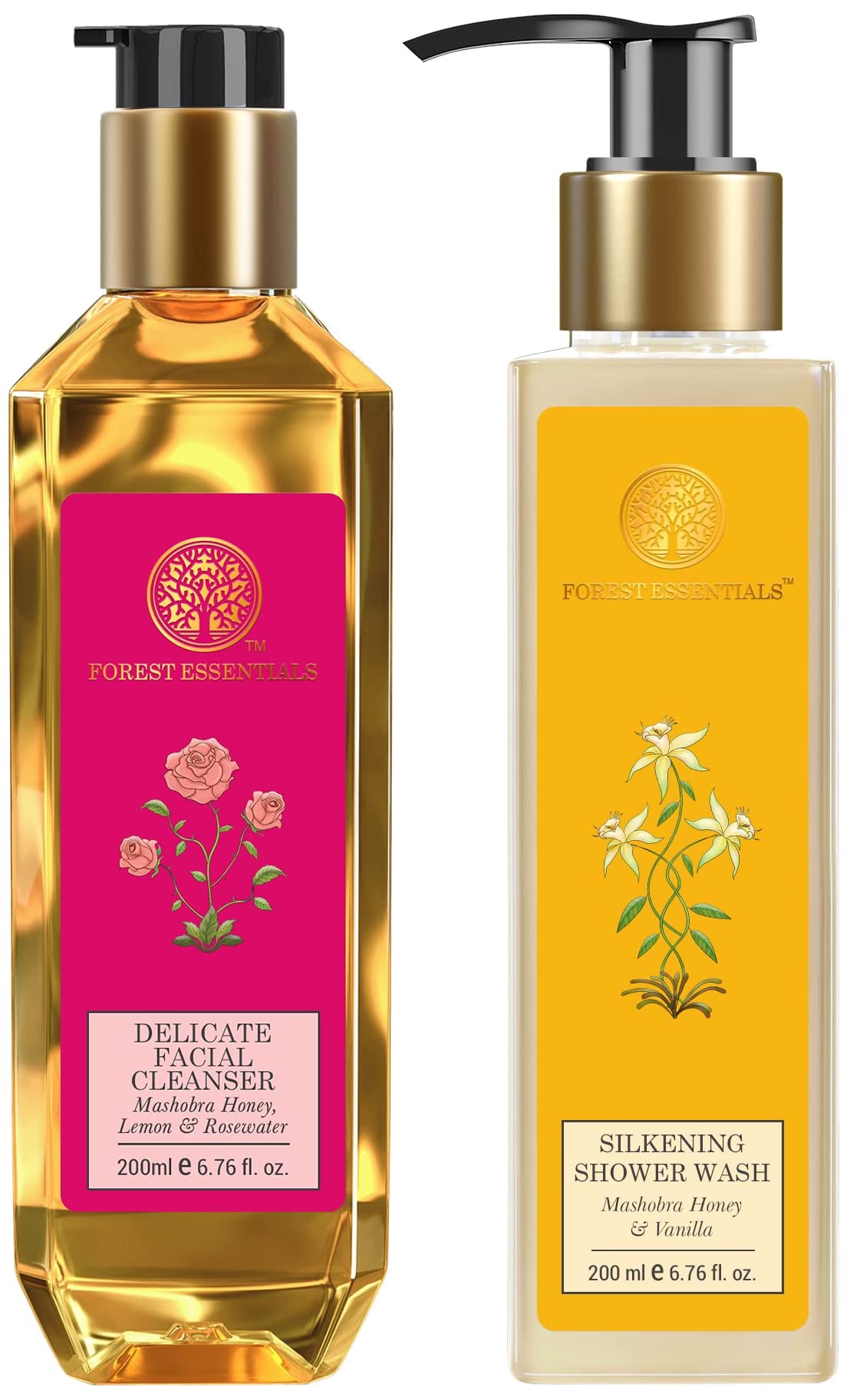 Forest Essentials lightly scented cleanser and body wash range