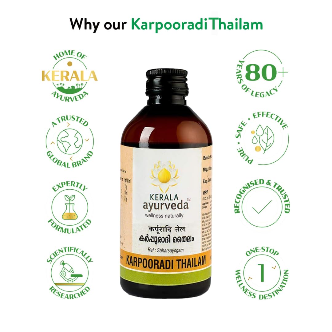 Kerala Ayurveda Karpooradi Thailam 200ml – view 6