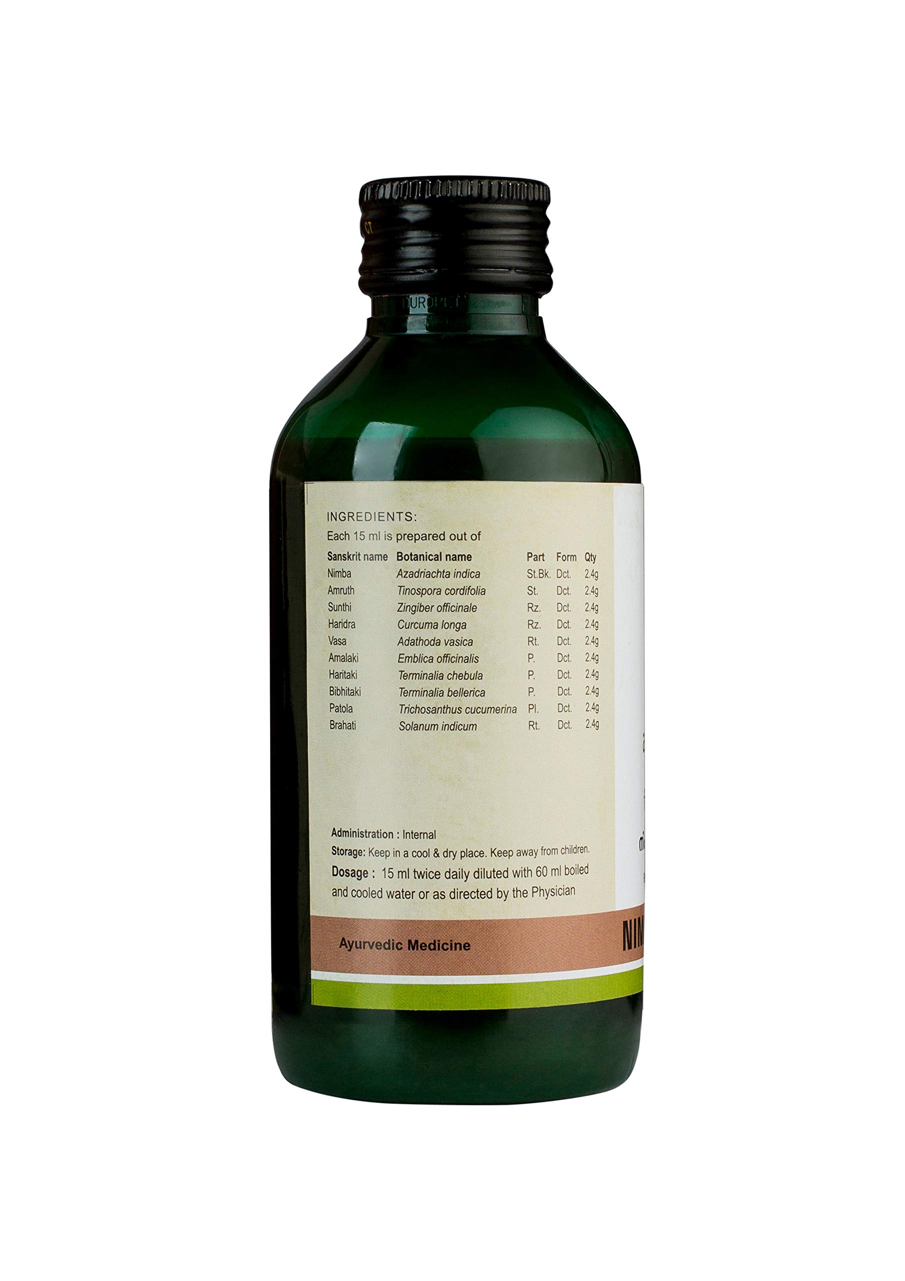 Kerala Ayurveda Nimbadi Kwath 200 Ml – view 2