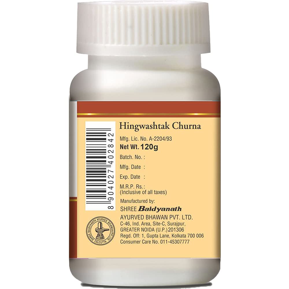 Baidyanath Hingwashtak Churna, an effective gastric stimulant and digestive remedy – view 2