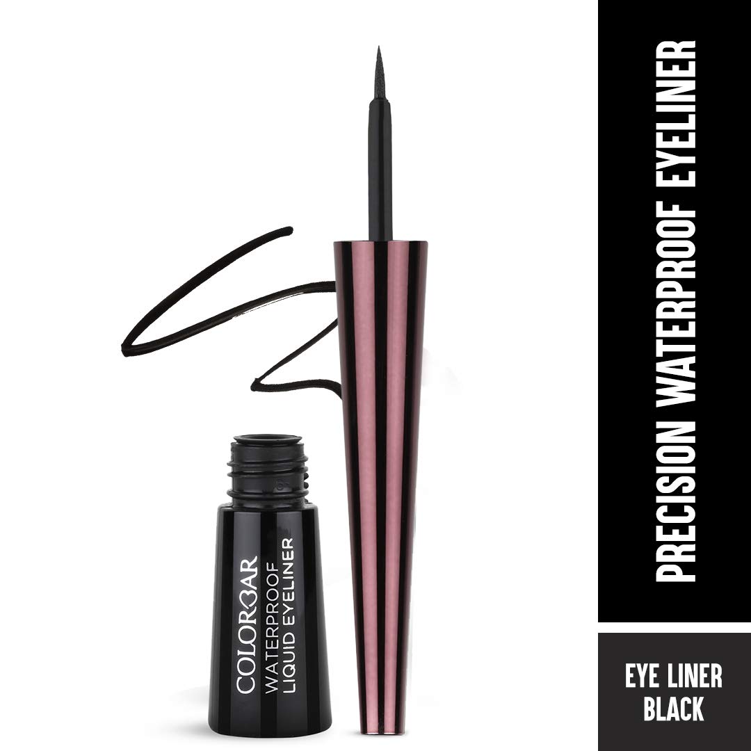 Colorbar Waterproof Opaque Liquid Eyeliner Opaque Finish - Black, 2.5ml – view 2