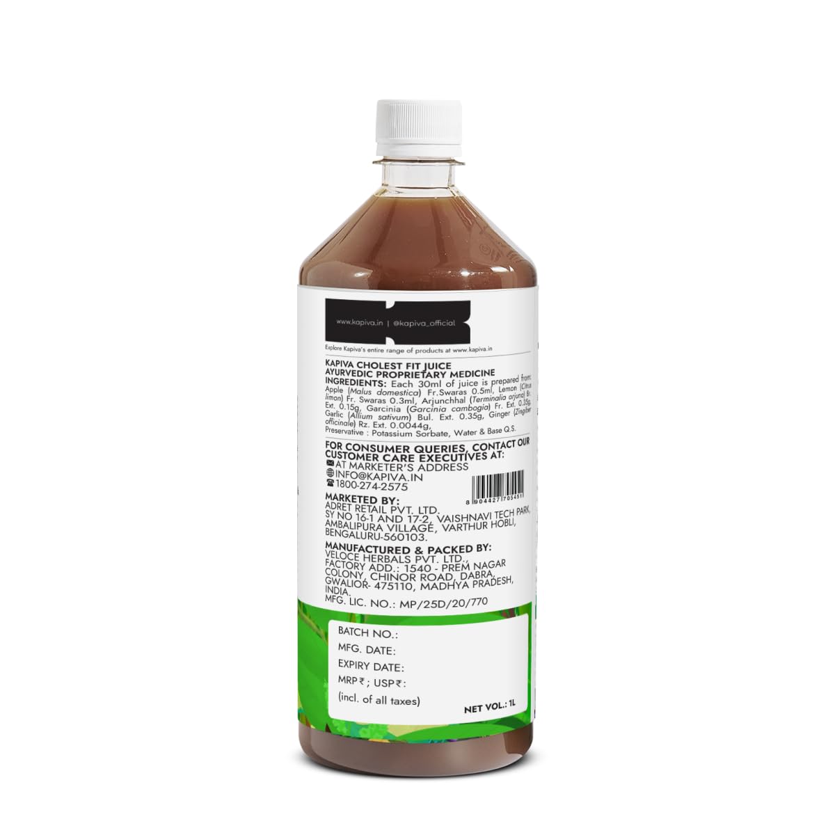 Kapiva Cholest Fit Juice, 1L X 3 Month Pack – view 9