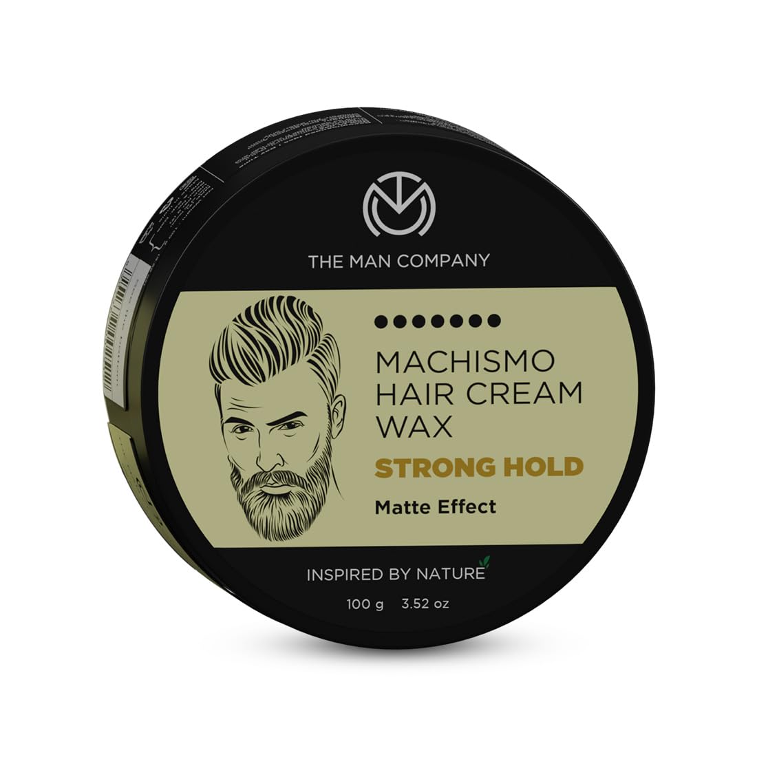 The Man Company men's hair cream wax 100g container