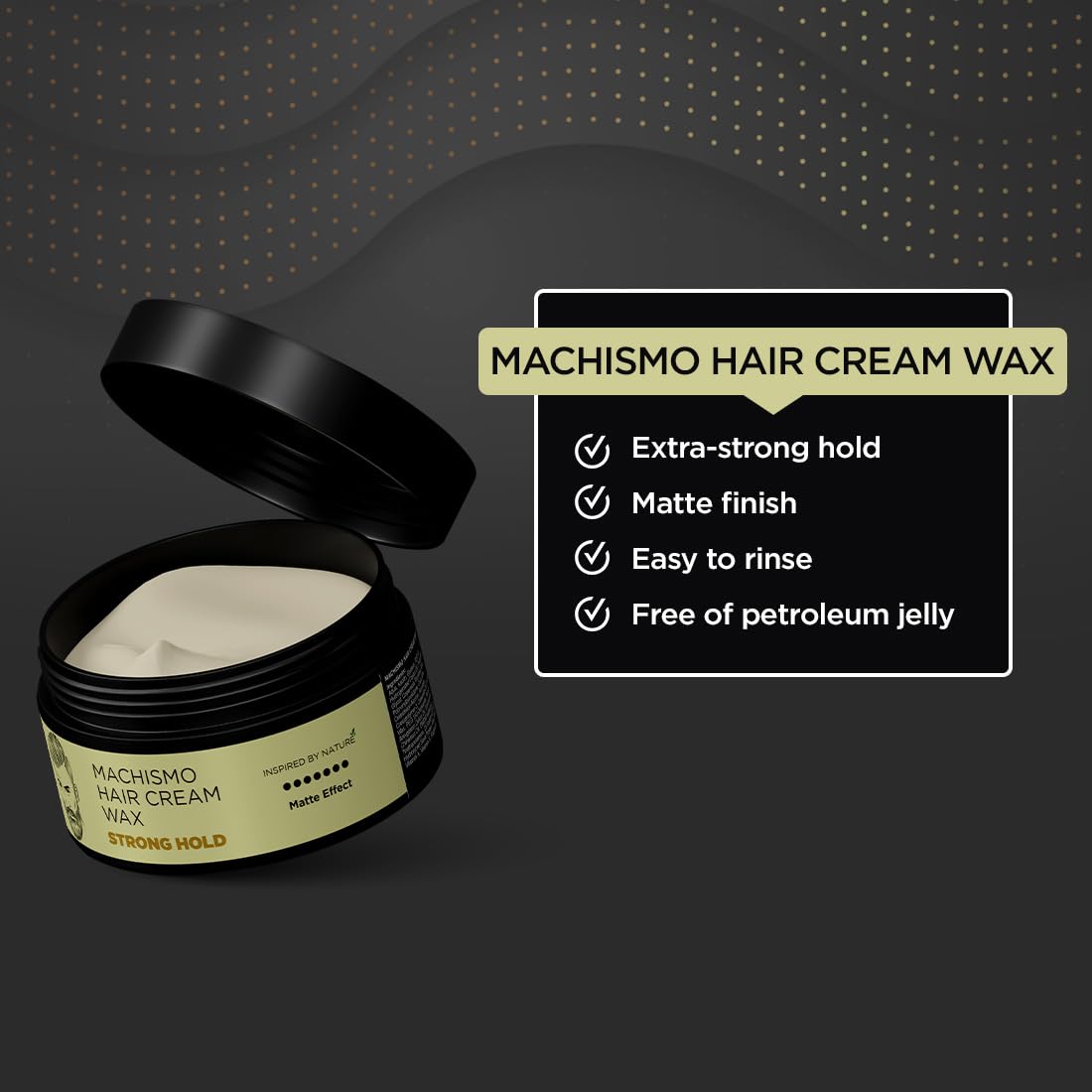 The Man Company Machismo Stronghold Hair Wax for Men – view 4