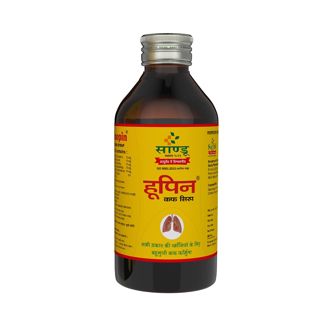 Sandu Whoopin Syrup 200 ml bottle packaging hero view