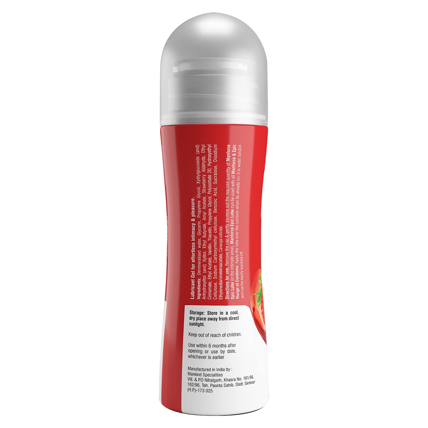 Epic Lube Strawberry Flavoured Lubrication Gel for Men & Women – view 3