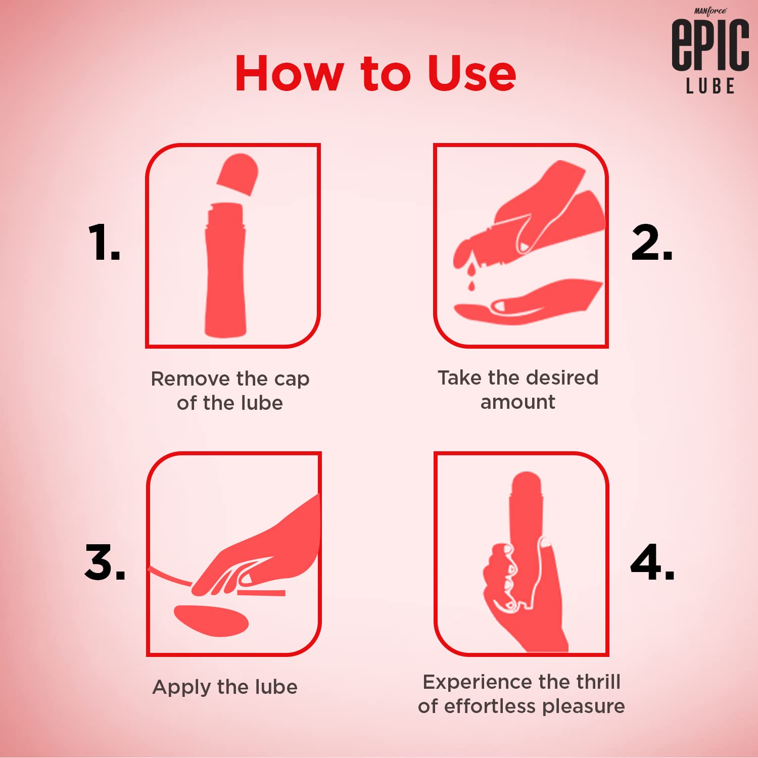Epic Lube Strawberry Flavoured Lubrication Gel for Men & Women – view 7