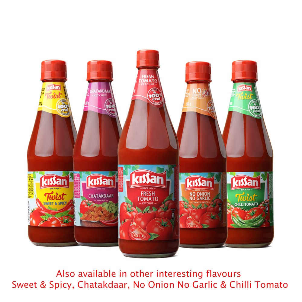 Kissan Fresh Tomato Ketchup Bottle, 500g – view 7