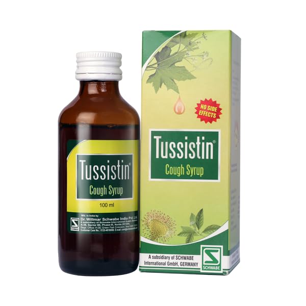 Dr. Willmar Schwabe Tussistin cough syrup 100 ml bottle packaging