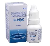 Front view of C-Nac 10 ml eye drops pack