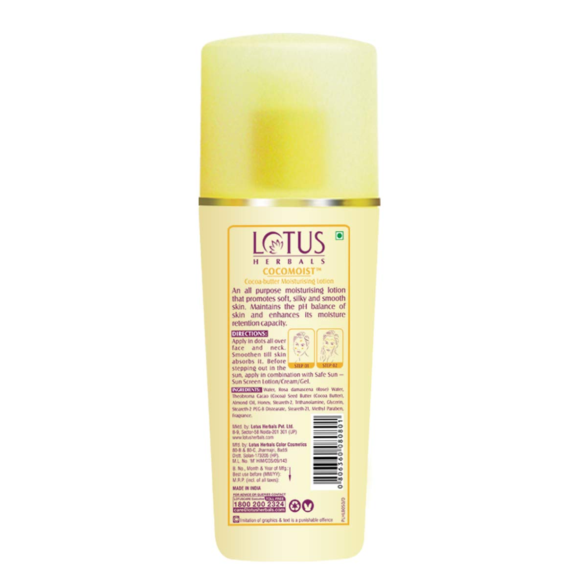 Lotus Herbals Cocomoist Cocoa Butter Moisturising Lotion, 170ml – view 2