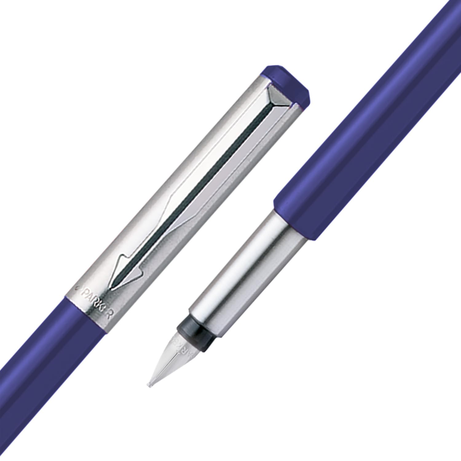 Parker Vector Mettalix Fountain Pen with Quink Ink Bottle – view 5