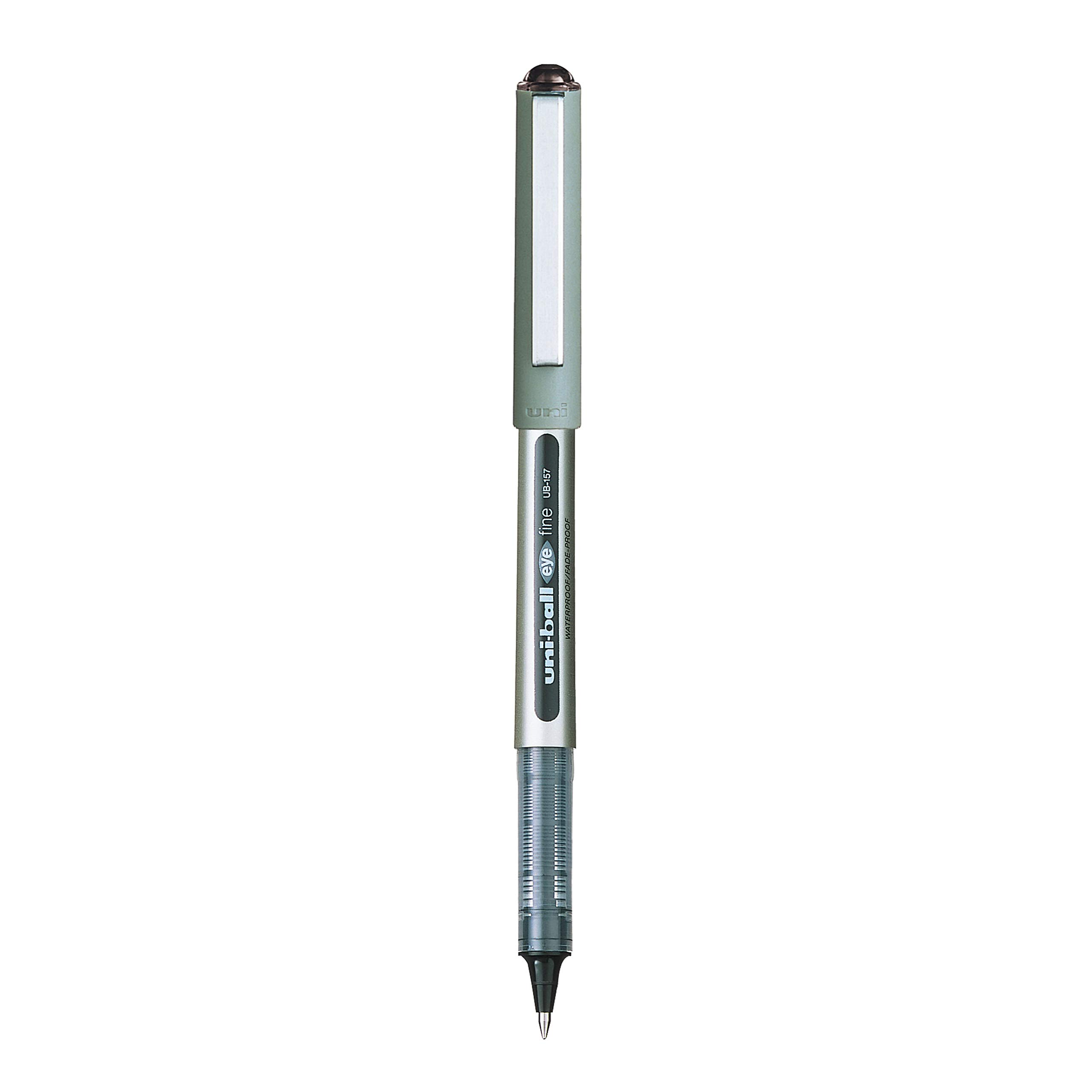 uni-ball Eye UB157 0.7 mm Roller Ball Pens, Black Ink, Pack of 12 – view 2