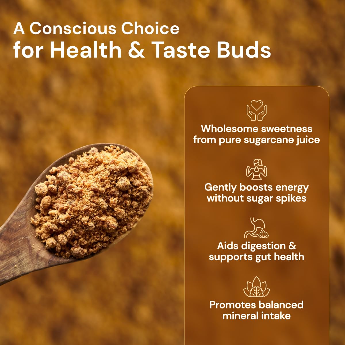 Maharishi Ayurveda Organic Certified Jaggery Powder – view 4