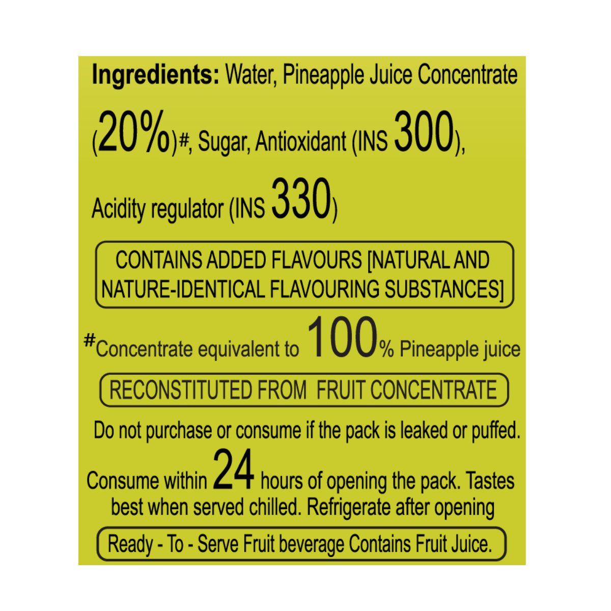 Patanjali Pineapple Beverage 200 ml – view 4