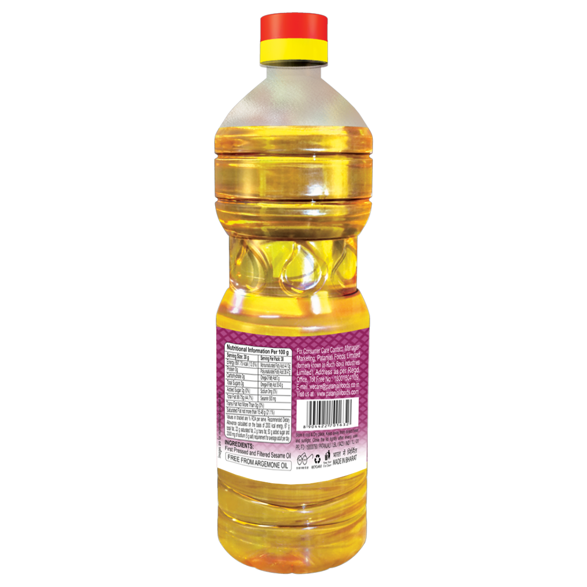 Patanjali Sesame Oil B 1 ltr – view 2