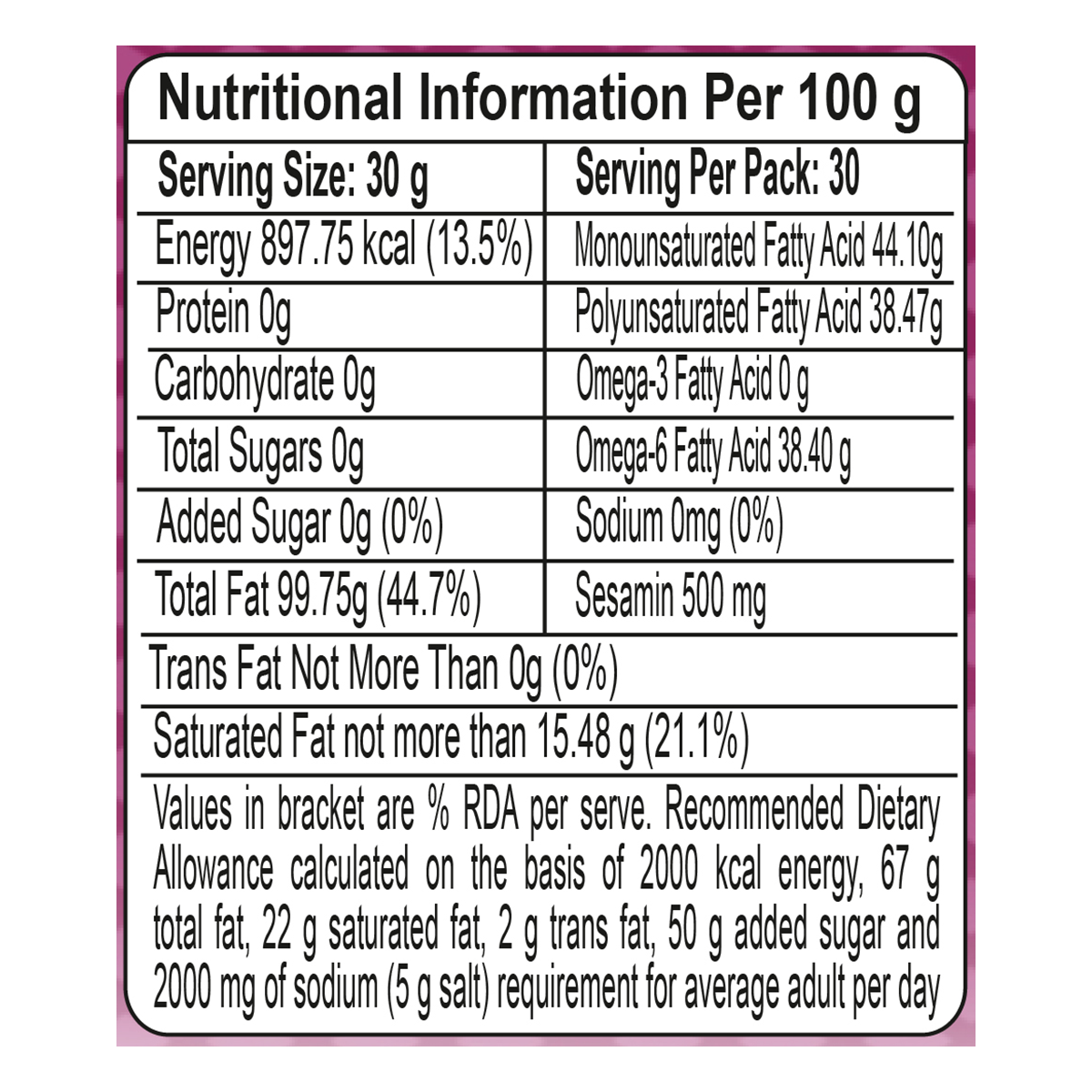Patanjali Sesame Oil B 1 ltr – view 4